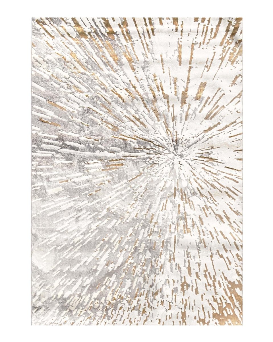 Arte 8309 Blanco Dorado - Outlet Alfombras