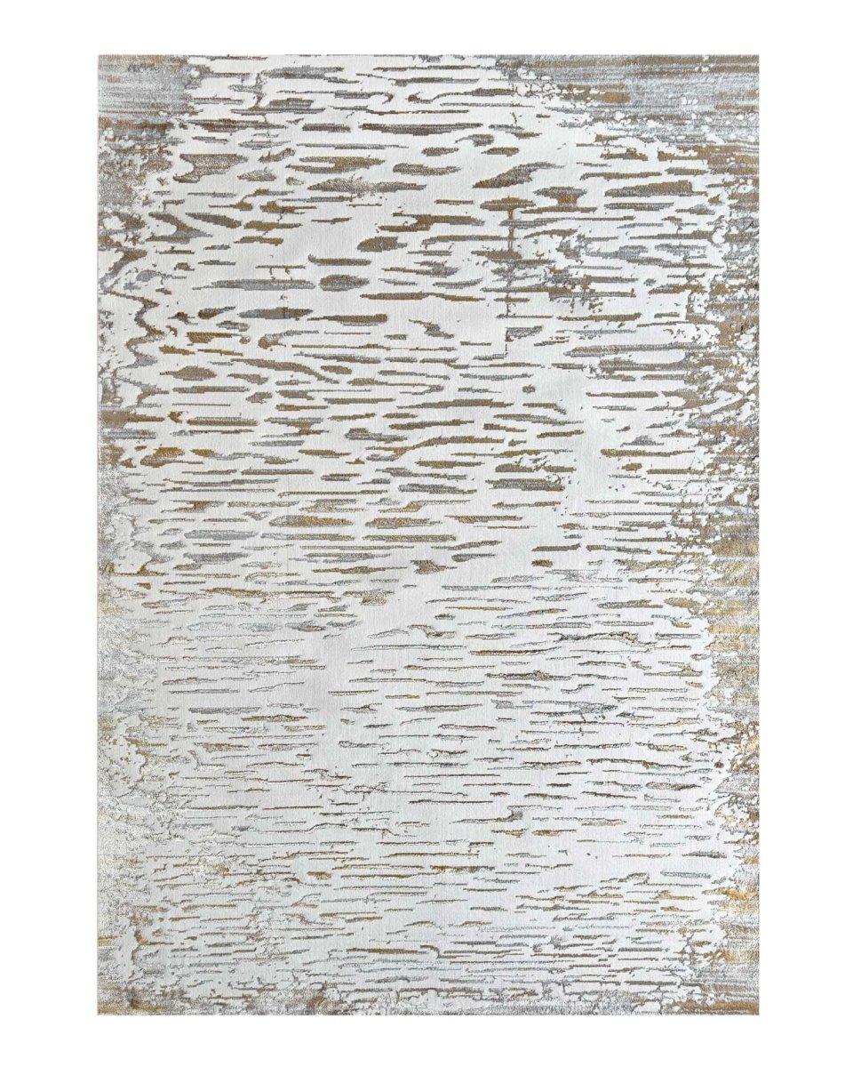 Arte 8429 Blanco Dorado - Outlet Alfombras