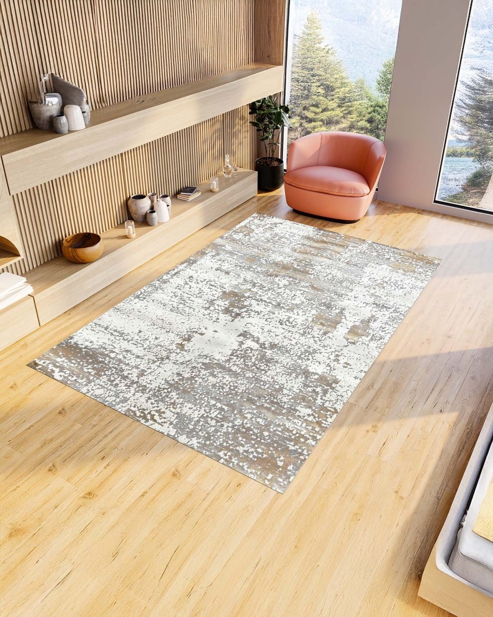 Arte 8500 Blanco Dorado - Outlet Alfombras