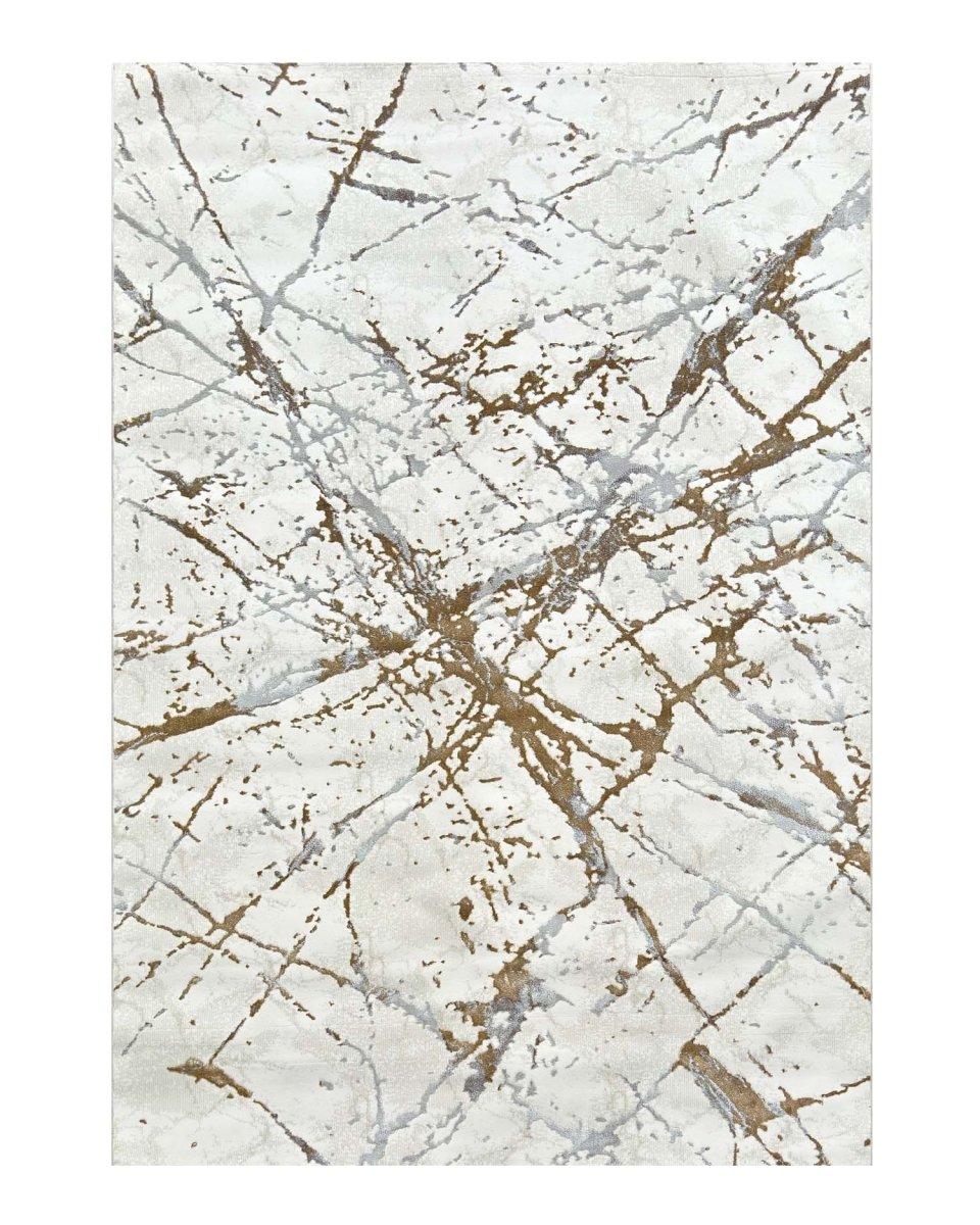 Arte 9018 Blanco Dorado - Outlet Alfombras